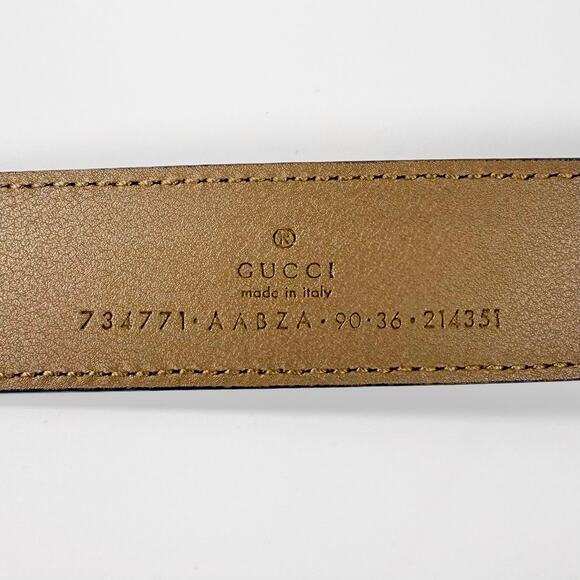 Gucci Blondie GG Embossed Leather Belt 90 36 main image 5